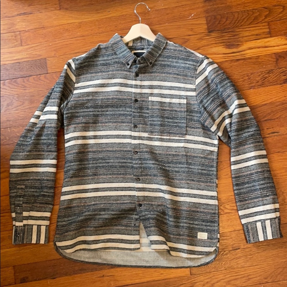 Astrneme Wool Button Up Shirt